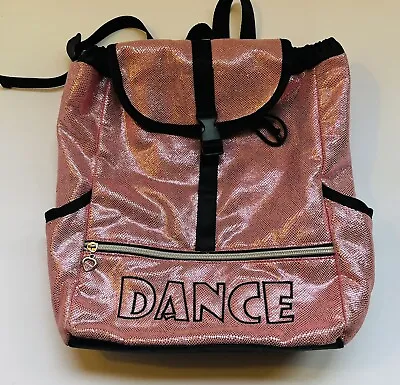 Pink Sparkle Dance Bag Backpack  • $9.99