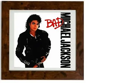 Michael Jackson Bad Framed Print Album Picture Art • $33.95