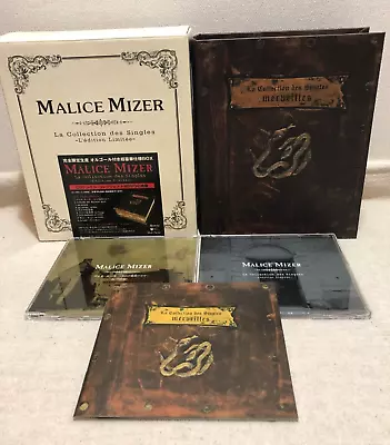 MALICE MIZER La Collection Des Singles Limited Edition CD DVD  Music Box No Work • $89