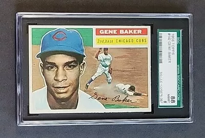 Gene Baker 1956 Topps #142 SGC 8 - Chicago Cubs MLB High Grade Vintage  • $115