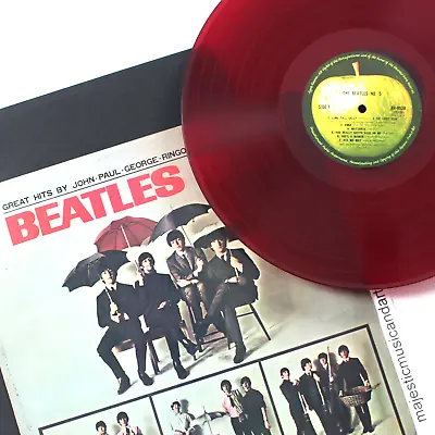 Vintage Apple Mono Red Vinyl The Beatles No. 5 Vinyl Lp Rare • $55.99