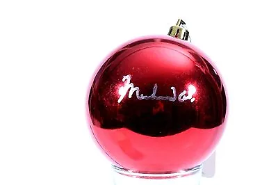 Muhammad Ali Signed Autograph 3  Red Christmas Ball Ornament Decor Collectible • $4243