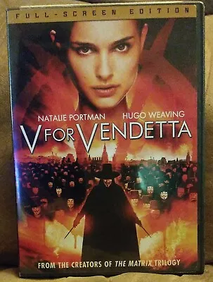 $7.10 • Buy V For Vendetta Dvd 2006 Natalie Portman Hugo Weaving brand New Ships Free