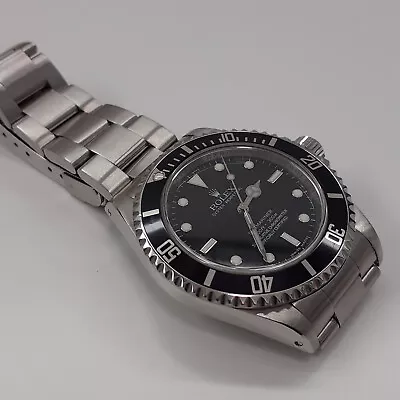 Rolex Submariner 40 Mm Sapphire Steel Four Lines Watch 14060M M Series 2007 • $8895