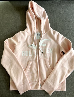 $10 • Buy Pre Loved Hollister Baby Pink Hoodie Size S