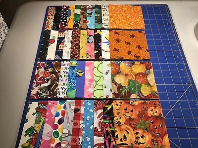 I SPY Quilt Squares Lot Of (40)  5 X5  100% Cotton Rotary Cut RARE SQUARES • $9