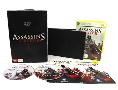 Assassins Creed 2 Black Edition - Xbox 360 [PAL] **NO EZIO STATUE** • $40.45