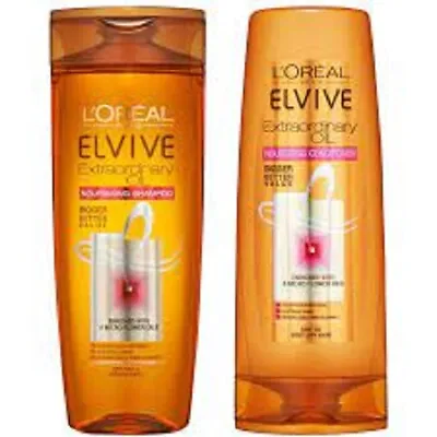 £8.95 • Buy L'Oreal Elvive Extraordinary Oil Nourishing Shampoo 400ml & Conditioner 300ml