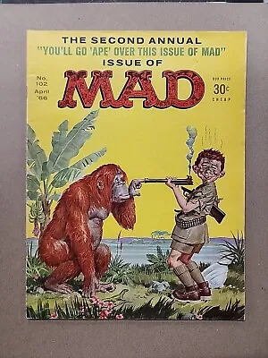 +++ MAD Magazine #102 April 1966 Overall VG Condition. M2 • $11.99