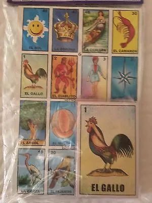 New Loteria Mexican Bingo Game 20 Boards + Deck Of Cards Traditional Classic • $4.70