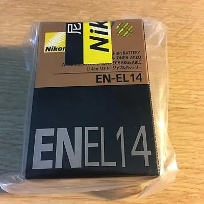 £71.73 • Buy Nikon EN-EL14 Rechargeable Li-ion Battery 1030mAh - SPECIAL DELIVERY - BRAND NEW