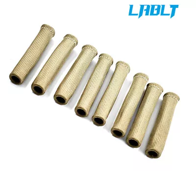 LABLT Spark Plug Wire Boots Heat Shield Protector Sleeve Brown 1800° For GM • $10.66