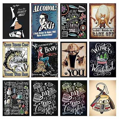 £4.84 • Buy Quotes, Metal Signs/Plaques Man Cave,Novelty Gift, Man Cave 3
