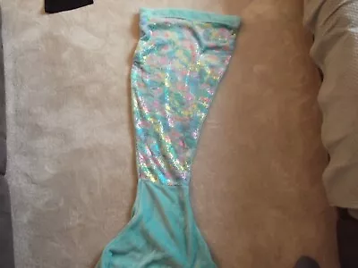 Blue Sparkly Mermaid Tail Cosy Throw Wrap • £5