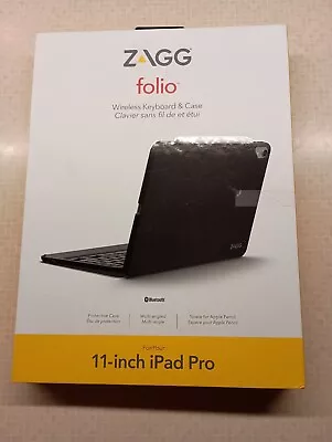 ZAGG Folio Wireless Keyboard Case With Backlit Keys - Made For Apple IPad Pro 11 • $16.99