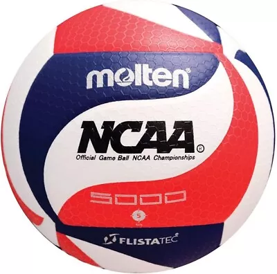 Molten V5M5000-3N Flistatec NCAA Volleyball - Red/White/Blue • $77.50