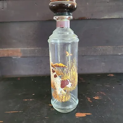 Vintage Liquor Bottle With Dogs - 1960s Cabin Still • $15