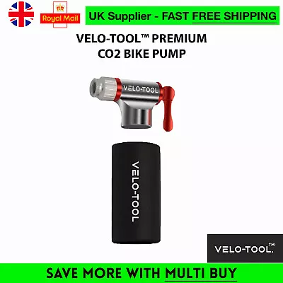 £15.99 • Buy Bike CO2 Pump Velo-Tool™ SILVER EDITION-PREMIUM TYRE INFLATOR-MTB-ROAD-GRAVEL