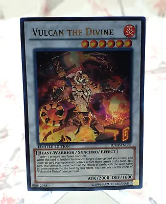 Yugioh Vulcan The Divine JUMP-EN066 Ultra Rare Shonen Jump  - NM • $5.50