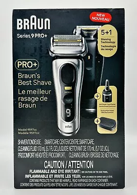 Braun Series 9 PRO+ Electric Shaver 9597cc  ProComfort Head & Power Case • $573.25