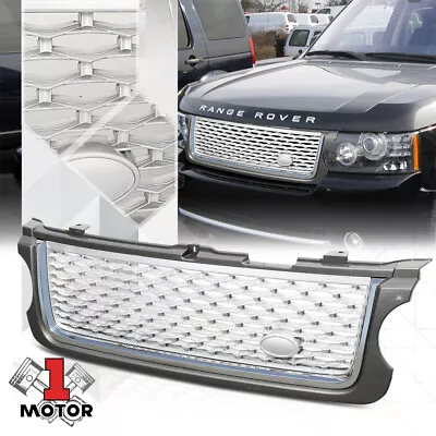 For 2010-2013 Range Rover {AUTOBIOGRAPHY STYLE} Grey/Chrome/Silver Grille Grill • $39.99