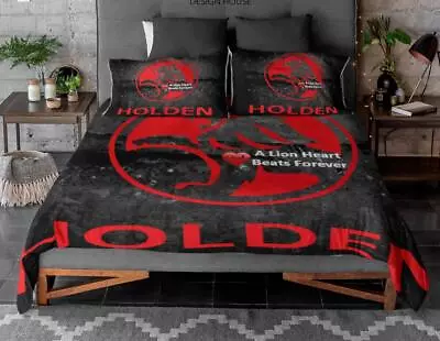 Holden Lion Heart Aussie Classic Car Bedding Quilt Duvet Cover Set New • $19.86