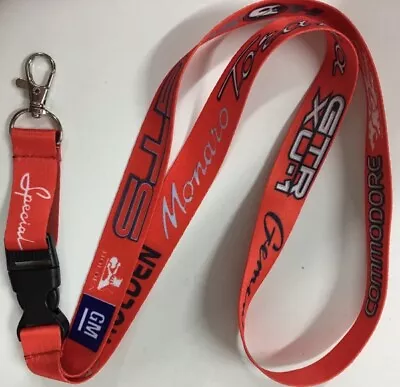 $12 • Buy Lanyard, Holden, Monaro, Torana, Red, HSV, GTR X-U1, Gemini, Neck Strap, GM GTS