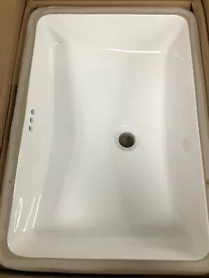 Signature Hardware 23  Vitreous China Undermount Bathroom Sink - White • $97.99