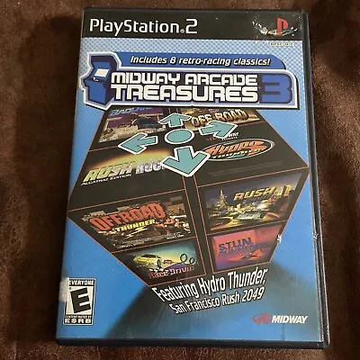 Midway Arcade Treasures 3 (Sony PlayStation 2 PS2 2005) No Manual • $18.50