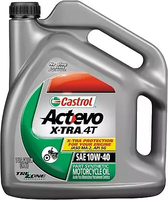 Castrol 20W50 Actevo X-tra 4T Motorcycle Oil - 1 Gallon 3168 • $27.41