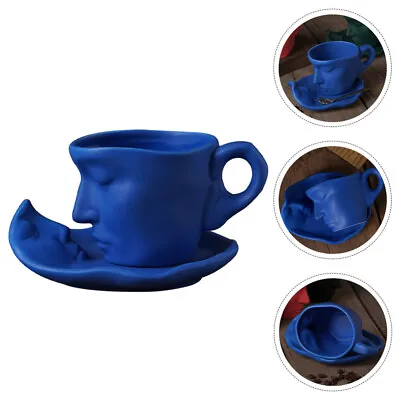 Abstract Art Cappuccino Cups Set Tea Cups Set Tea Cup And Saucer Set • £74.15