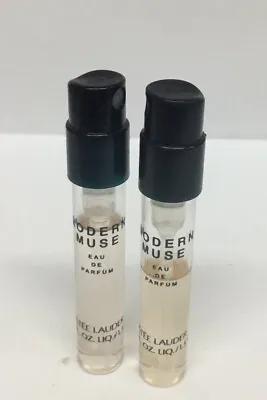 $8.40 • Buy TWO! Estee Lauder MODERN MUSE Eau De Parfum EDP Spray Sample Vial .05oz Lot Of 2