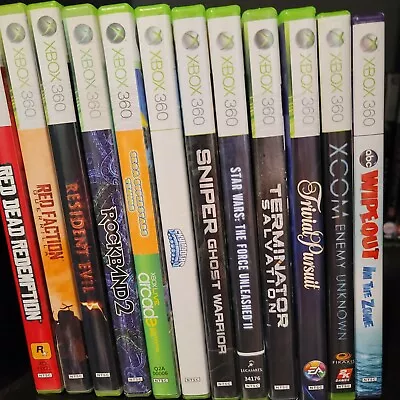 $2.50 • Buy Xbox 360 Original Cases With Manuals And Artwork NO DISCS Choose From Selection