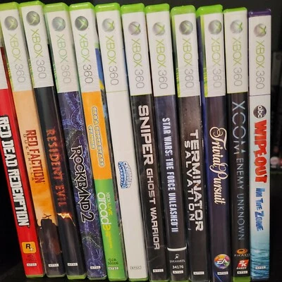 Xbox 360 Original Cases With Manuals And Artwork NO DISCS Choose From Selection • $3.95