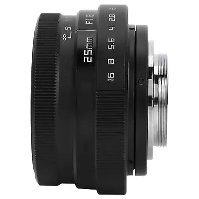 25mm F1.8 Mini CCTV C Mount Wide Angle Lens For Mirrorless Camera ( UK AUS • £38.49