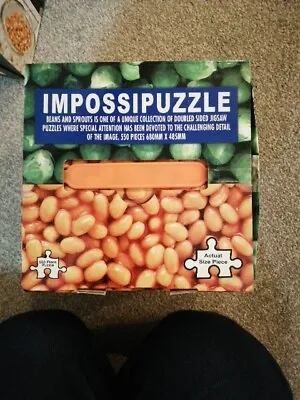 Impossipuzzle 550 Piece Double Sided Jigsaw Puzzle Brussels & Beans New & Sealed • £9.99