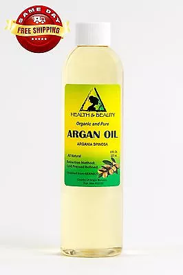 Argan Oil Refined Organic Moroccan Cold Pressed Premium Hair Oil 100% Pure 8 Oz • $16.49