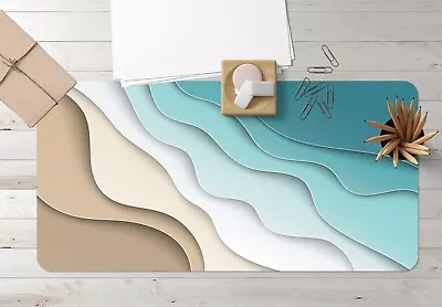 £83.99 • Buy 3D Gradient Wave 232 Texture Non-slip Office Desk Mouse Mat Big Keyboard Game