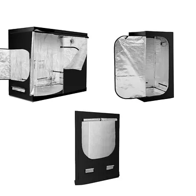 $76.99 • Buy Grow Tent Indoor System Hydroponics Room 600D Oxford Plant Reflective Aluminium