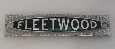 Vintage 1930 Cadillac Fleetwood V16 Metal Script Badge Emblem • $118