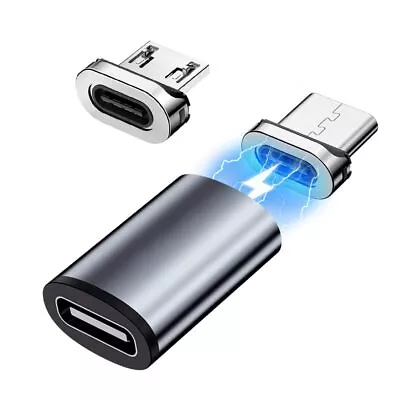 ANMONE USB C (Female) To Micro USB/USB C (Male) Magnetic Adapter [2 In 1 Fast... • $14.90