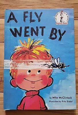 A Fly Went By Mike McClintock Vtg HC Beginner Children 1958 Book Club Edition  • $11.99