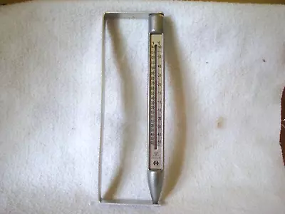 Vtg Outdoor Thermometer W/Bracket-Advertising Larsen Co-op Land-O-Lakes Hay Test • $24