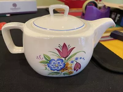 Midwinter Stylecraft Floral Design Vintage 50s Teapot • £10