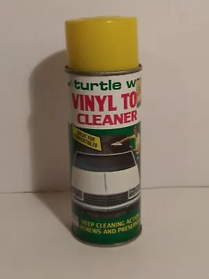 1970's ~ Vintage ~ Turtle Wax Vinyl Top Cleaner Can~mint ~ Collectors Item  • $39.99