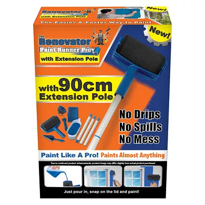 The Renovator Paint Runner Pro Direct Feed Paint Roller W/ Extension Pole • $62