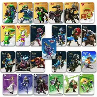 $10.99 • Buy 25PCS Zelda Skyward Sword+Breath Of The Wild NFC Amiibo Game Cards For Switch