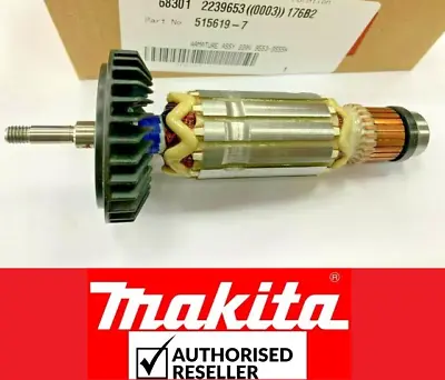 Genuine Makita Armature Assembly 515619-7- Angle Grinder 9553NB 9554NB 9555NB  • £20.86