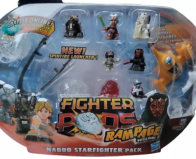 STAR WARS Fighter Pods Rampage Battle Game Naboo Starfighter (fugures May Vary) • $21.59