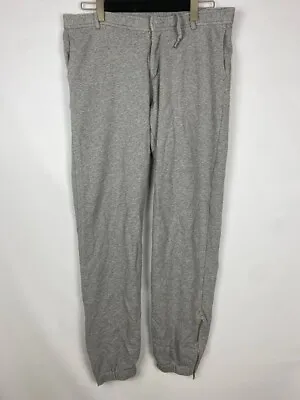 OLEBAR BROWN Gray 100% Cotton Ankle Zip Jogger Pants L / Large / W34 Zip Fly • $131.75